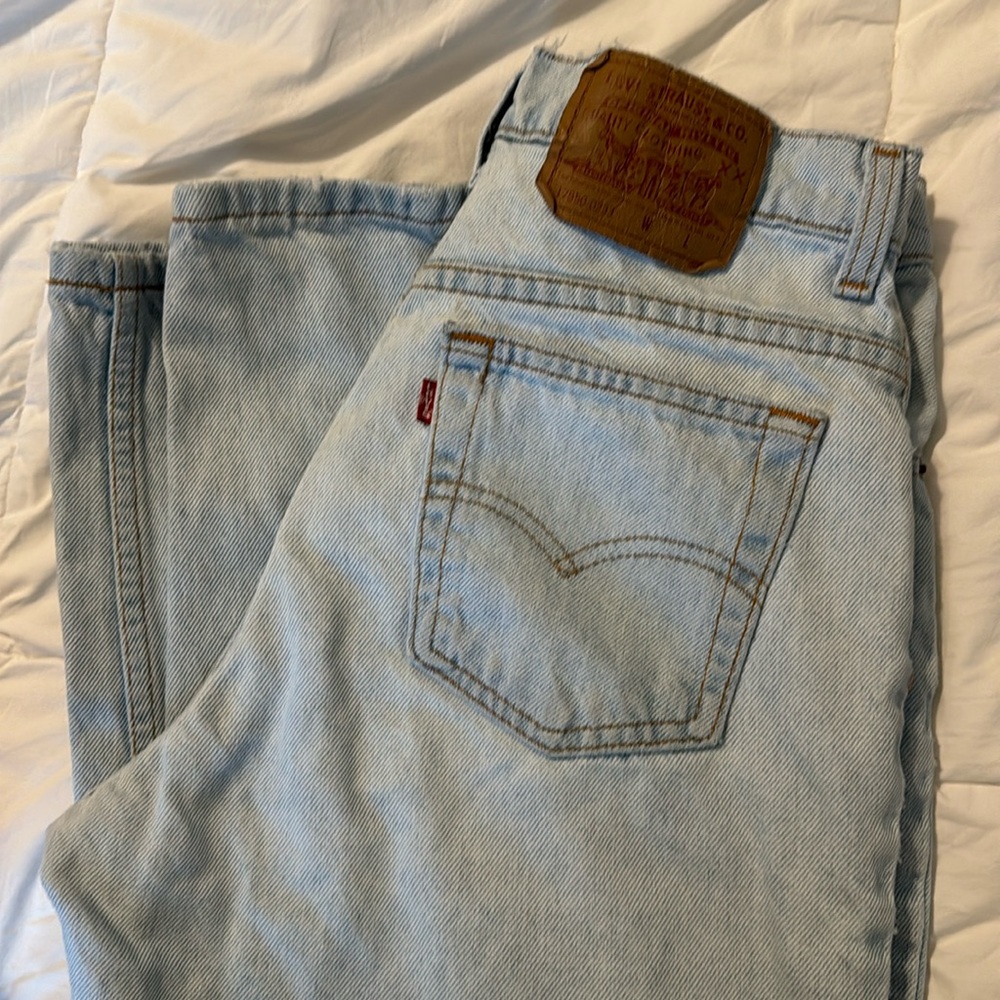 Vintage 90’s 🇺🇸Made in USA Light Wash Levi’s